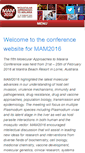 Mobile Screenshot of mamconferences.org